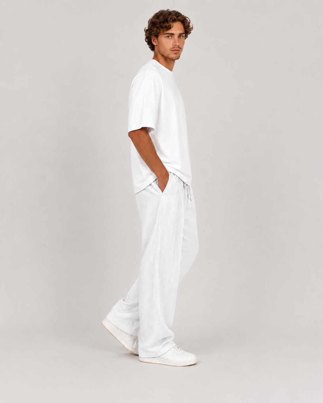 White Linen Pants