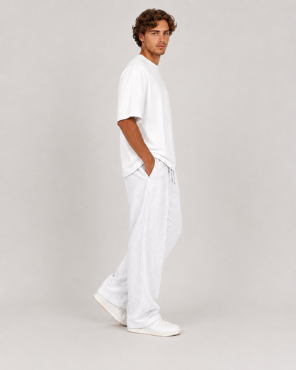 White Linen Pants