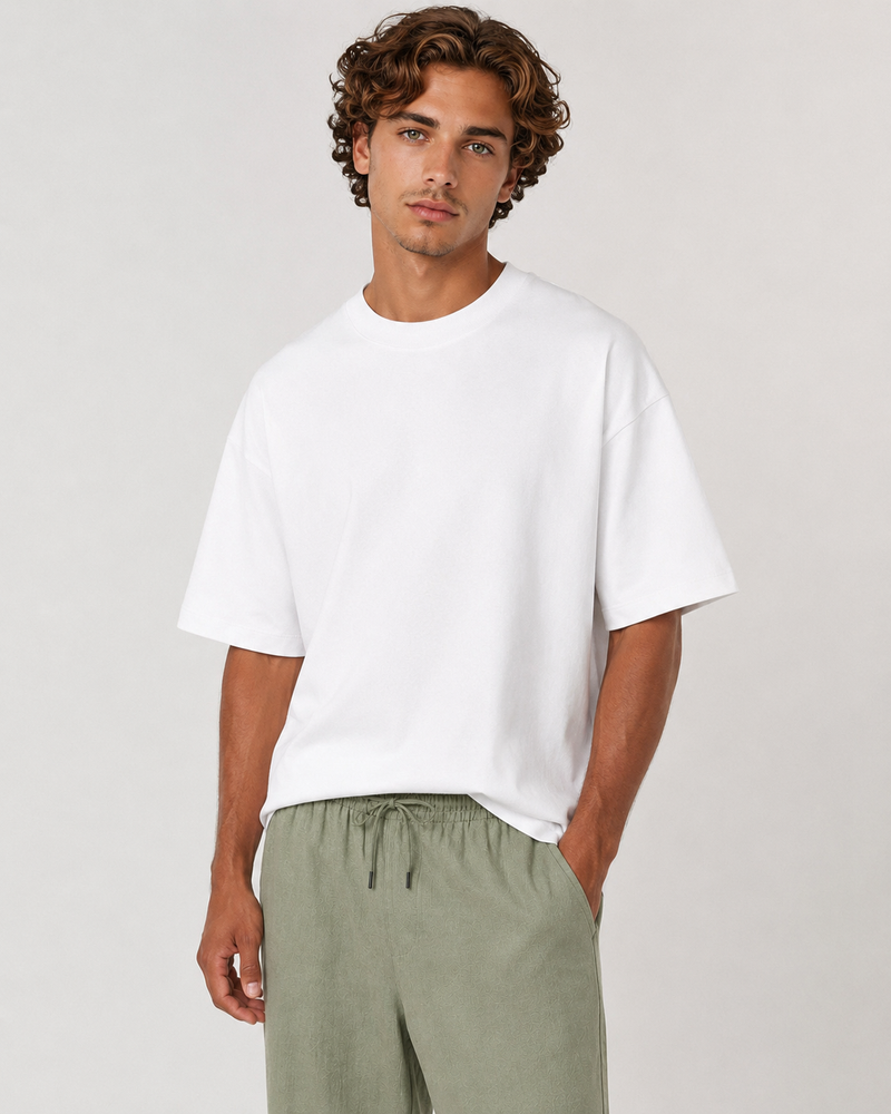 Khaki Linen Pants