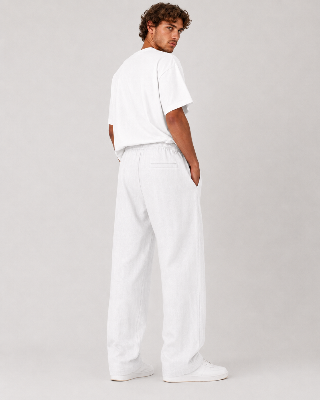 White Linen Pants