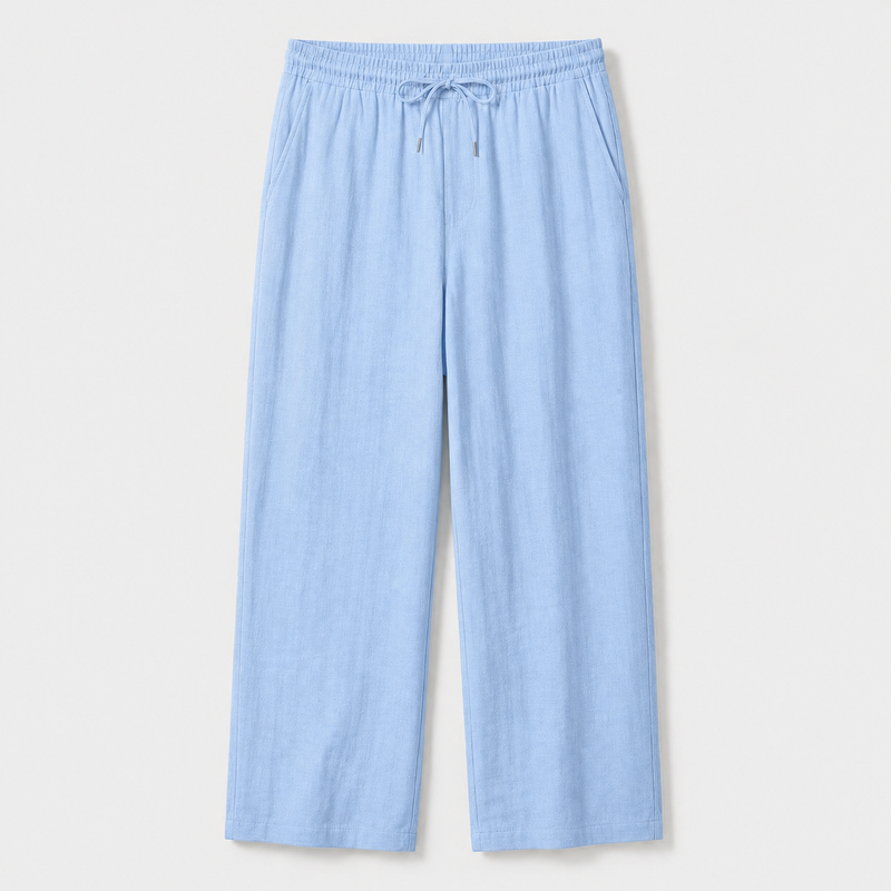 Light Blue Linen Pants