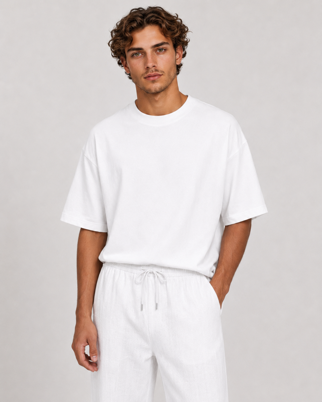 White Linen Pants
