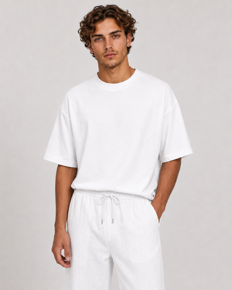 White Linen Pants