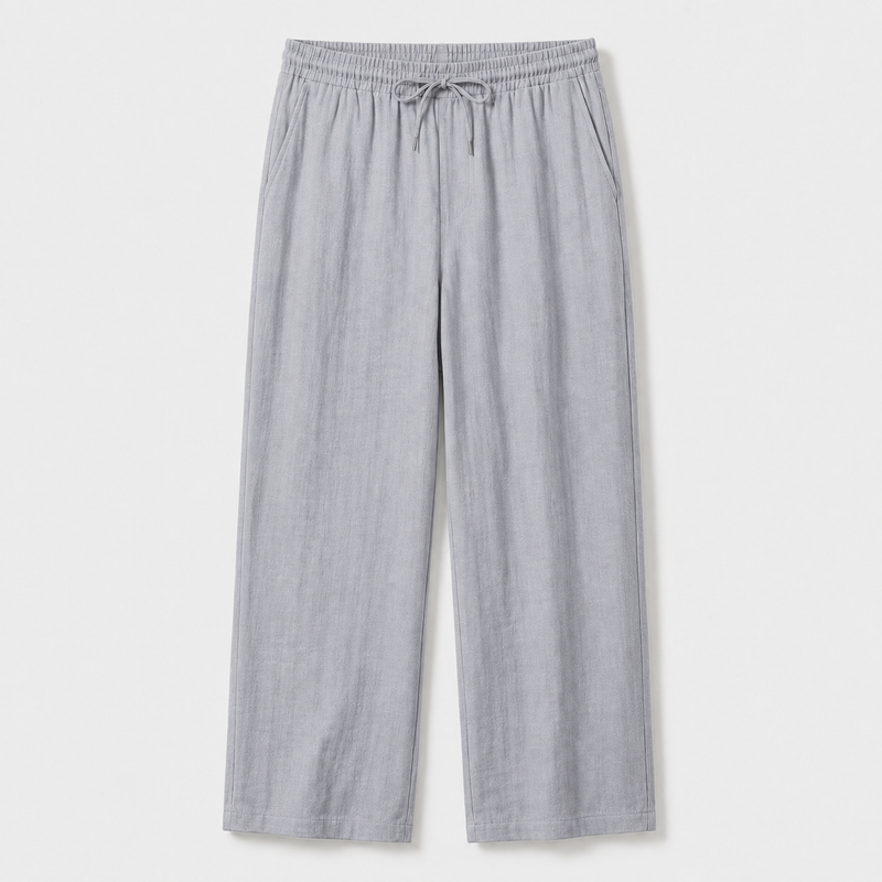 Grey Linen Pants