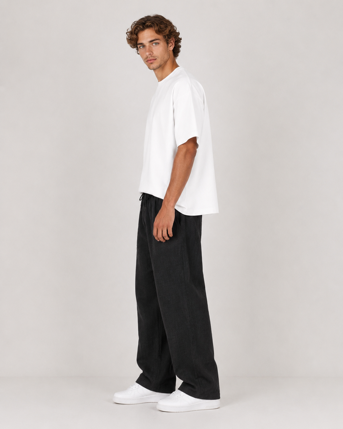 Black Linen Pants