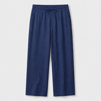 Navy Linen Pants