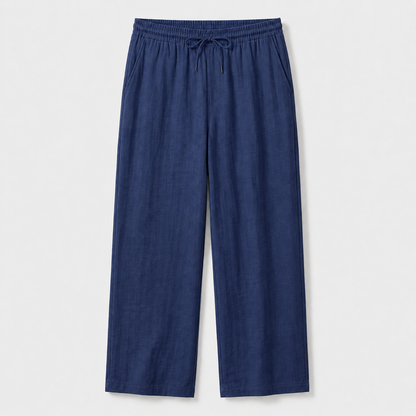 Navy Linen Pants