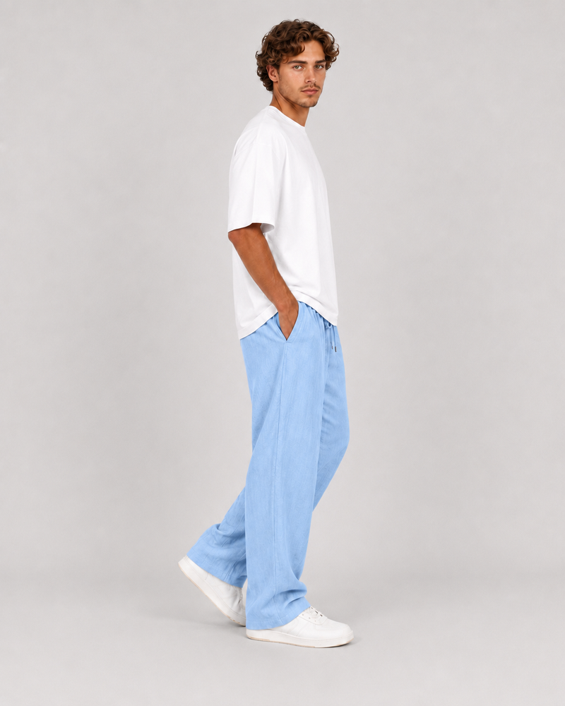 Light Blue Linen Pants